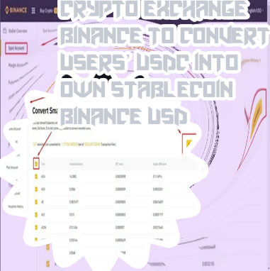 Convert crypto binance